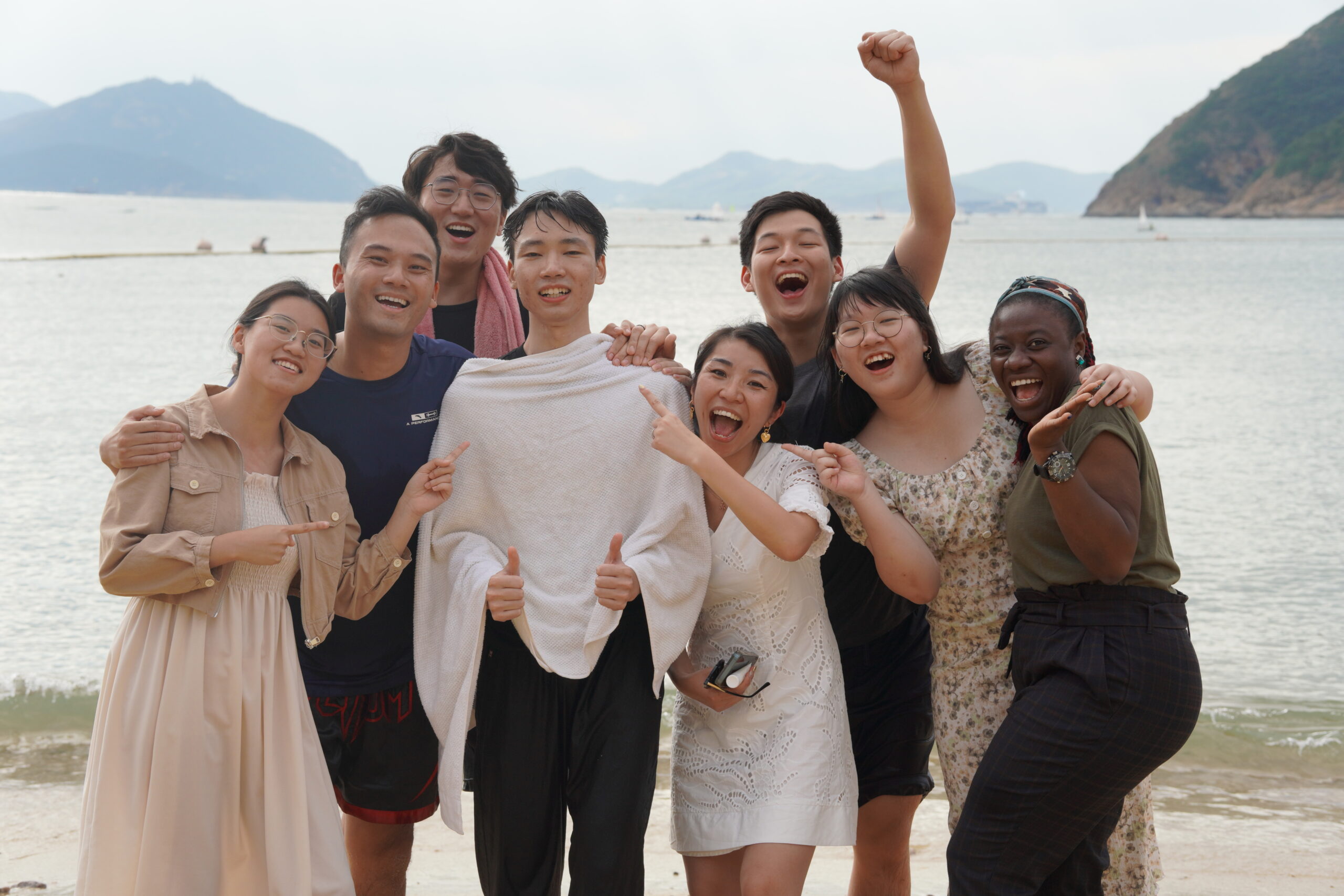 The PolyU ministry rejoices over a new baptism!